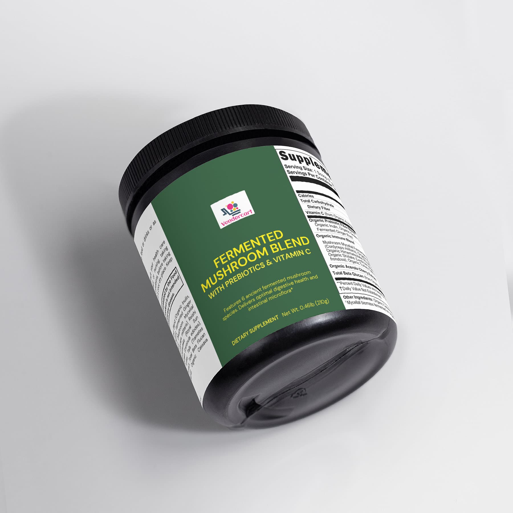 Fermented Mushroom Blend Immune Gut Health Support With Maximum Absorption