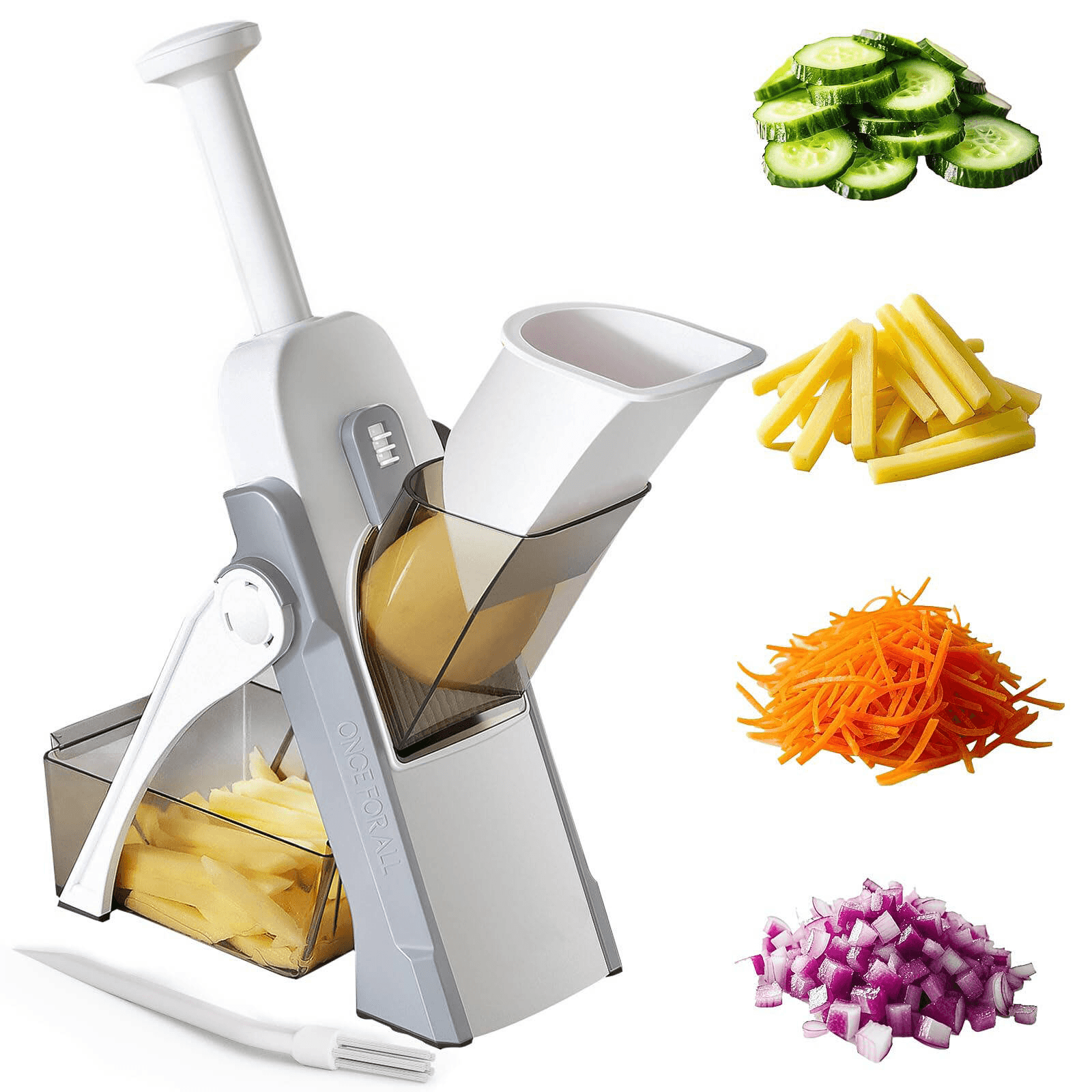 Experience Ultimate Safety And Versatility In The Kitchen With Our Mandoline Vegetable Slicer, Multifunctional Veg Chopper, Precise Mandolin, Efficient Chip Cutter, Innovative Smart Kitchen Gadgets, A